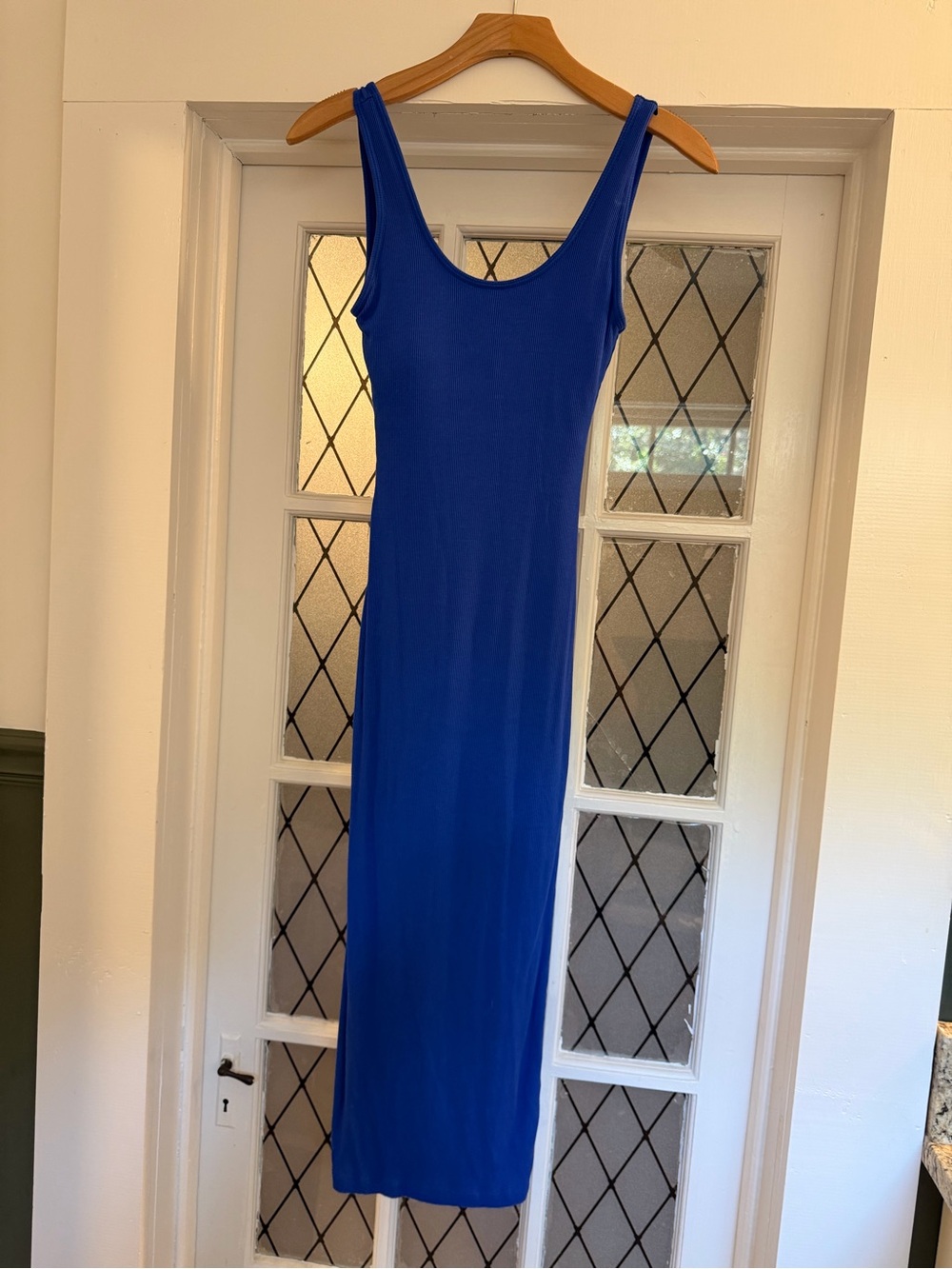 Blue shape wear dress
